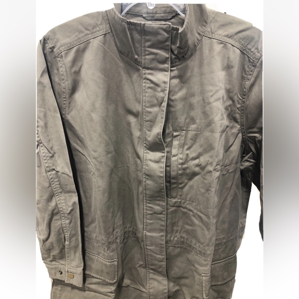 Ryllace Organic Cotton Classic Olive Utility Jacket for Women, new without tags - Picture 5 of 10